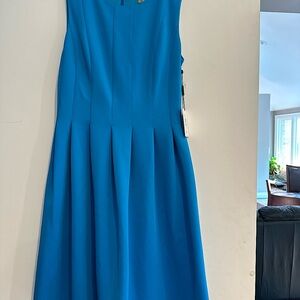 Calvin Klein pleaded fit and flare dress, brand new, size 6